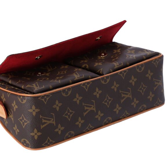 Louis Vuitton Monogram Viva Cite MM Shoulder Bag Brown Canvas - Picture 8 of 8
